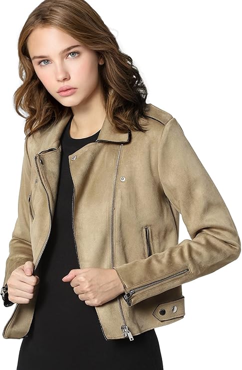 only 女士夹克 biker